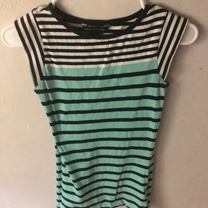 French connection stripe top size XS